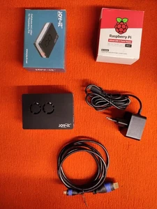 Raspberry pi 4 Modell B, 32 GB Speicherkarte, Netzteil, HDMI-Kabel, Gehäuse - Bild 1 von 9