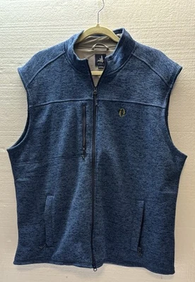 Johnnie-O Sweater Vest Mens X-Large Blue Full Zip Outdoor Golf - Image 1 of 4