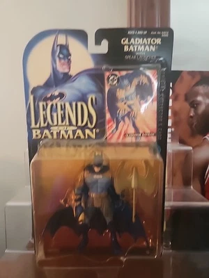 Vintage Legends of Batman Gladiator BATMAN Kenner 1995 Pretty High Grade Package - Image 1 of 2