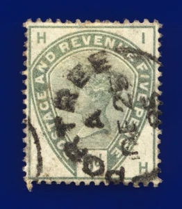 1884 SG193 5d Dull Green K23 IH Portree DE 25 85 Good Used Cat 210£ crkw - Bild 1 von 3