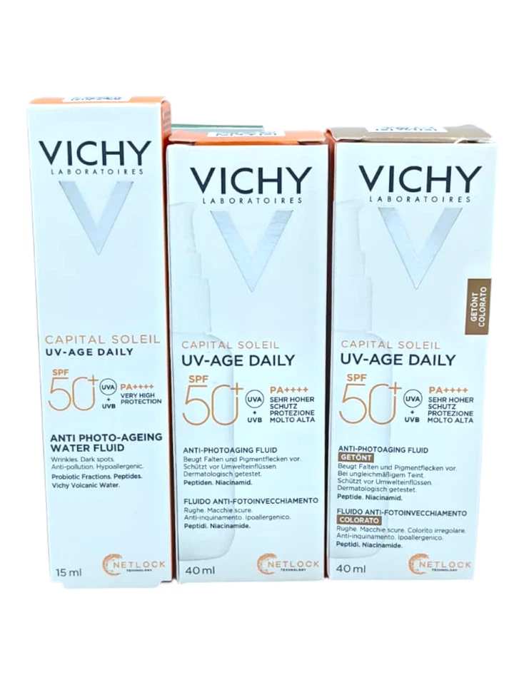 Vichy Capital Soleil UV-Age Daily SPF 50+ 40 / 15 ml – verschiedene Varianten - Image 1 of 1