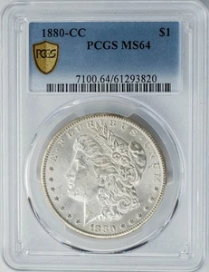 1880-CC Morgan Silver Dollar $ MS64 Secure PCGS 950362-13 - Picture 1 of 5