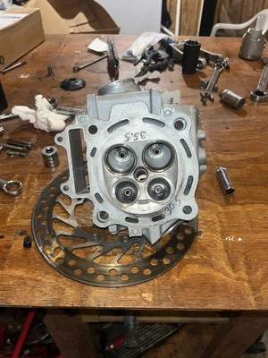 HONDA CYLINDER HEAD 04-06 CRF450R 2004-2006 CRF450 CRF 450R 12200-MEN-850 Foto 1 de 4