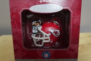 Kansas City Chiefs Hallmark Keepsake Ornament Helm 1998 NFL Collection Neu - Bild 1 von 5