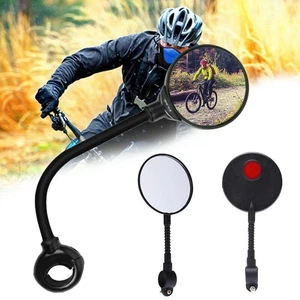2 Stück Mini Fahrrad Drehbarer Lenker Glas Radfahren Rückspiegel für Rennrad - Bild 1 von 10