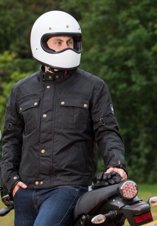 Chaqueta de moto Merlin Barton II lona encerada - mediana  Foto 1 de 4