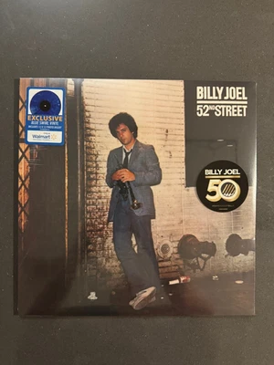 Billy Joel 52nd Street Limited Edition Blue Swirl Vinyl LP NEW! - Imagem 1 de 2
