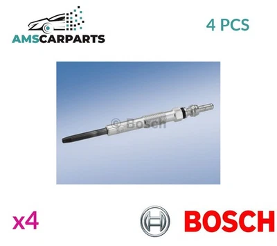 ENGINE GLOW PLUGS 0 250 203 012 BOSCH 4PCS NEW OE REPLACEMENT - Image 1 of 4