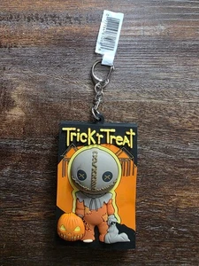 Trick 'r Treat Sam Figur Gummi Taschenclip Schlüsselanhänger Keychain - Bild 1 von 2