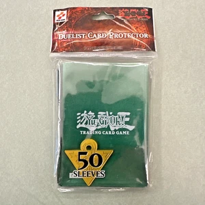 VINTAGE 1996 YUGIOH KONAMI 96KT GREEN METALLIC DUELIST CARD PROTECTOR SEALED NEU - Bild 1 von 24