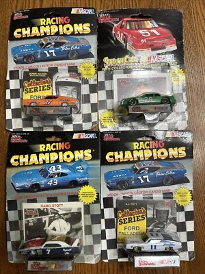Lot of 4 NASCAR Racing Champions Cars Donnie Allison Kenny Bernstein Ramo Stott - Image 1 of 4