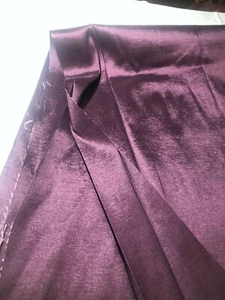 2yd(74")Lx60"W stretch poly/lycra plum taffeta fabric.  Beautiful bolt cut - Picture 1 of 9