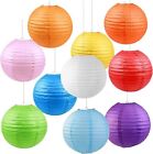 Multi-colour Chinese/Japanese Paper Hanging Ball Lanterns Lamps For Party Décor