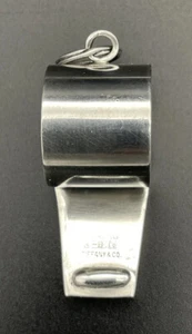 Unusual Vintage Tiffany Sterling Silver Whistle Pendant Blackinton - Picture 1 of 9