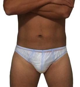 soft PVC Slip 20056 hellblau Schutzhose Gummihose Unterwäsche Herren Unterhose   - Bild 1 von 3