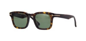 Tom Ford DAX TF 751 52N FT751 Havana Sunglasses Sonnenbrille Green Lens 48mm - Picture 1 of 6