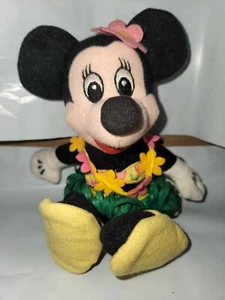 Minnie Mouse Mini Bean Bag Hula Plush Hawaiian Polynesian Aloha Tropical  - Bild 1 von 12