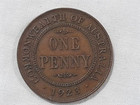 1923 E/F 6 Pearl Penny George V Copper Pre Decimal Australia Coin More Listed