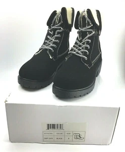 Olivia Miller OMP-2410 Cozy Lug Boot Women's Size 8 Color Black NEW IN BOX - Picture 1 of 5