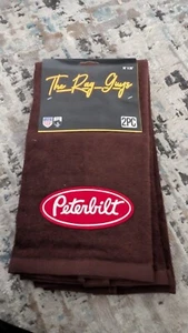 Brown Peterbilt Custom Rag with Red Patch Logo - Bild 1 von 1