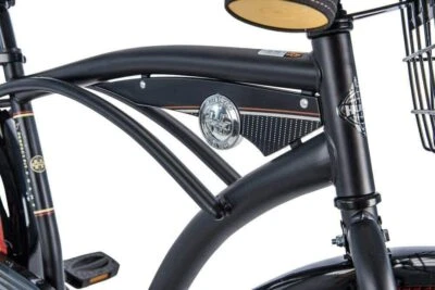 Huffy 26” Nel Lusso Men's Cruiser Bike, Matte Black - Image 1 of 4