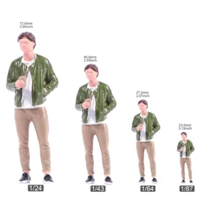 Leche pintada Tea Man Escena Accesorios Miniaturas Figuras Exhibición Para Coche Modelo Juguete - Imagen 1 de 11