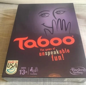 Taboo The Game of Unspeakable Fun! Board Game NEW Sealed Hasbro Gaming - Picture 1 of 8