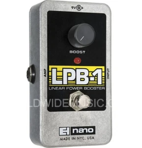 Pedal de efectos para guitarra Electro Harmonix LPB-1 amplificador de potencia lineal - Imagen 1 de 3