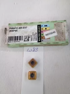 3 NUOVI INSERTI IN CARBURO TIGER-TEC / WALTER P4841C-6R-E57. GRADO. WXP45 {W83} - Foto 1 di 1