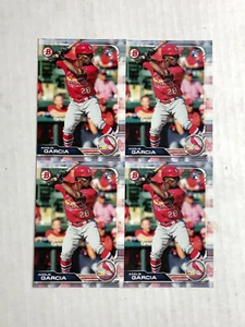 ADOLIS GARCIA LOT OF 4 2019 Bowman FLAGSHIP BASE RC's #84! QTY AVAILABLE! INVEST - Picture 1 of 3