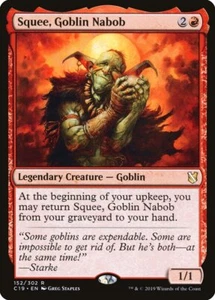 MTG Magic the Gathering Squee, Goblin Nabob (152/363) Commander 2019 LP - Picture 1 of 1