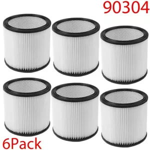 6 Stück 90304 Kartuschenfilter 90350 90333 Typ U für Ladensauger Nass Trockensauger - Bild 1 von 14