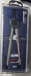 Alvin Basic BOW 504 Drafting Compass Tool W. Germany NEW IN CASE - Picture 1 of 2
