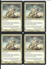MTG: VALOR Judgment UNCOMMON; played, Excellent condition x4