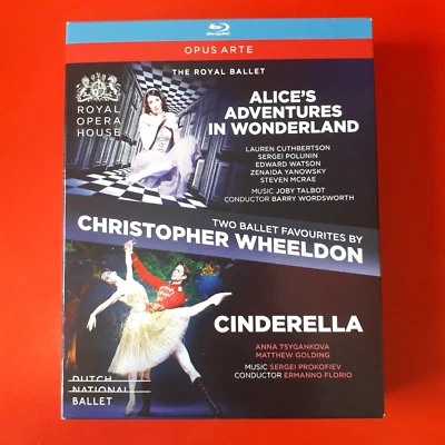 ALICE'S ADVENTURES IN WONDERLAND / CINDERELLA - BLU-RAY - ALL REGIONS - 2017 - Image 1 of 4