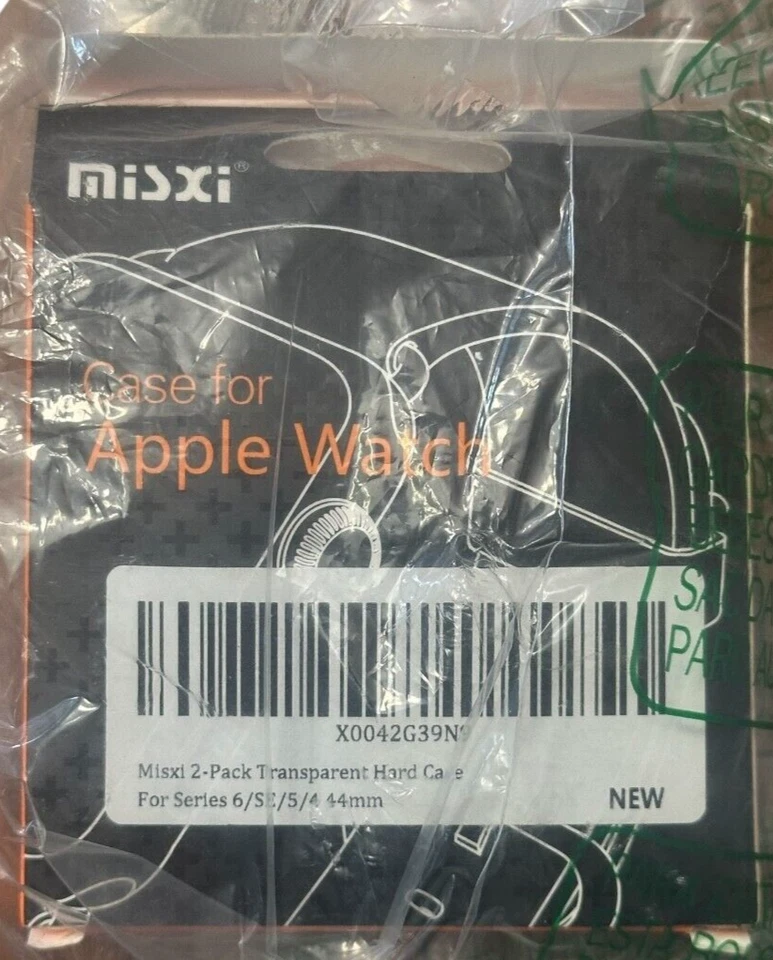 Paquete de 2 fundas Misxi para Apple Watch Series 6/SE/5/4 40 mm Foto 1 de 1