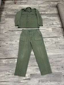 VINTAGE US AIR FORCE UTILITY SHIRT AND PANTS - Picture 1 of 8