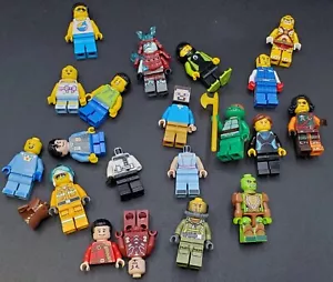 LOTTO MINIFIGURE LEGO CASUALE (CITTÀ, MINECRAFT, CHIMA, NINJAGO) - Foto 1 di 1