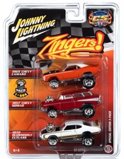 CS Customs 3rd Annual 1:64 Johnny Lightning Clean 3 pack Camaro Nomad 442