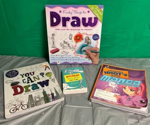 drawing & doodle books- Manga, Fairies, Animals, Fashion, Fantasy, Horses - Picture 1 of 12