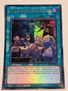 Dragonmaid Hospitality●Ultra Rare●YUGIOH●RA03●ENGLISH●NM●Y17 - Picture 1 of 2