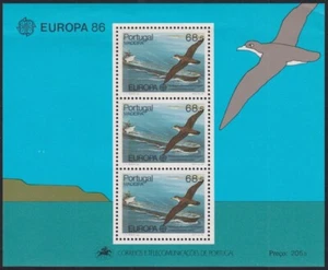 F-EX27313 PORTUGAL MADEIRA MNH 1986 EUROPA CEPT SHIP OISEAUX BIRD AVES PAJAROS.  - Picture 1 of 1