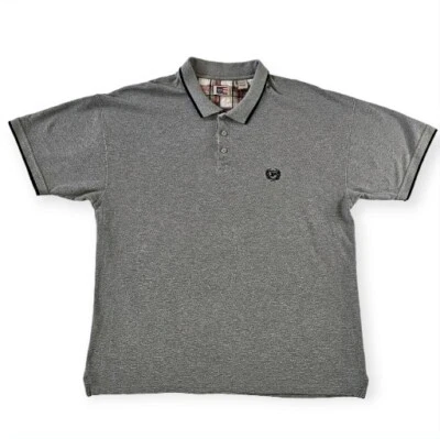 Vintage Phat Farm Mens Polo Shirt Size 3XL Gray 90s Hip Hop Streetwear - Image 1 of 4