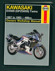 Kawasaki GPZ500S (87-93) Haynes Manuale Officina Libretto Riparazione EX GPZ 500 S FS64 - Foto 1 di 12