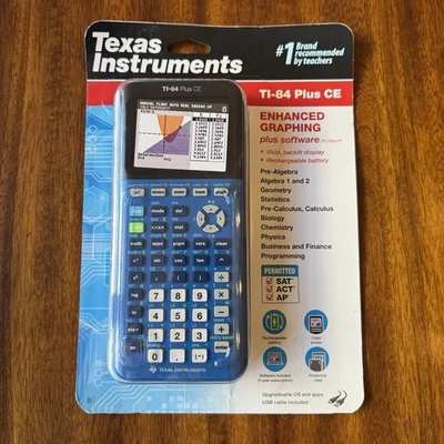 Texas Instruments TI-84 Plus CE Graphing Calculator - Target Blue - New - Image 1 of 4