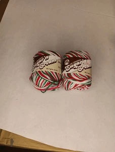 Sugar n Cream Baumwolle Menge 2 Garn Knäuel, Neu, 2 Unzen, Varigiert/Mistel/4-fädig - Bild 1 von 3