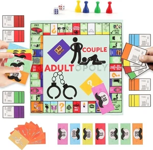 Brettspiele für Paare Adultopoly Brettspiele Brettspiele für Erwachsene Kartensp - Bild 1 von 7