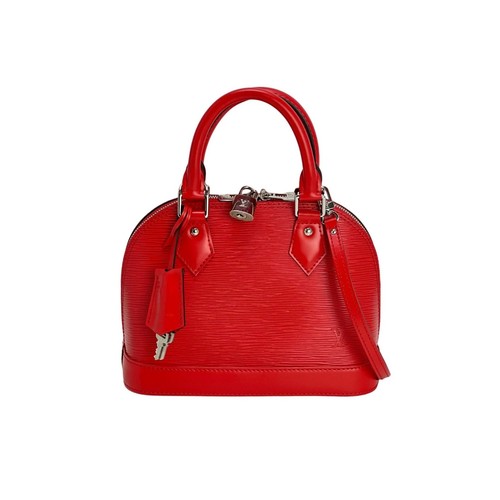 LOUIS VUITTON（LV） Borsa a tracolla Louis Vuitton Alma Bb Epi Coquelicot donna rossa taglia unica