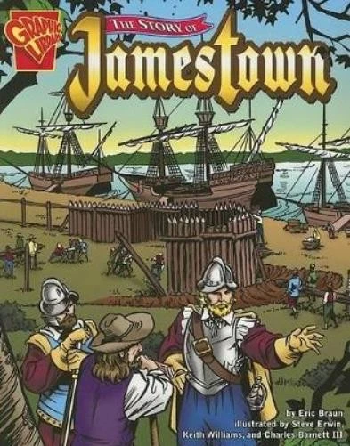 ,Eric Braun Graphic History Story of Jamestown (Paperback) - Image 1 of 1