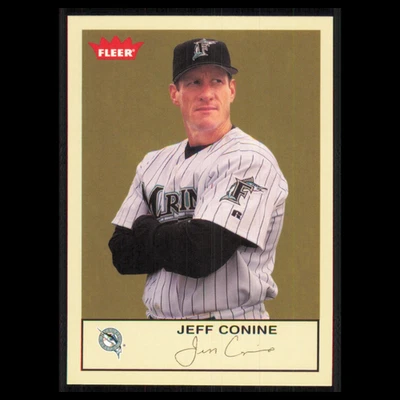 Tarjeta de béisbol Jeff Conine #281 2005 Fleer Tradition Florida Marlins MLB casi nueva Foto 1 de 3